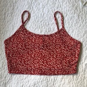 Red Crop Top